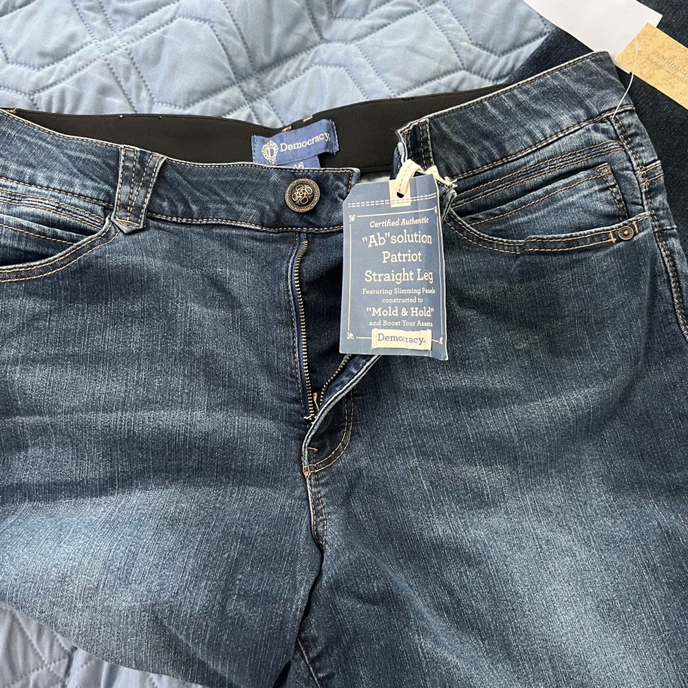 Democracy Ab Solution straight leg, 16, NWT